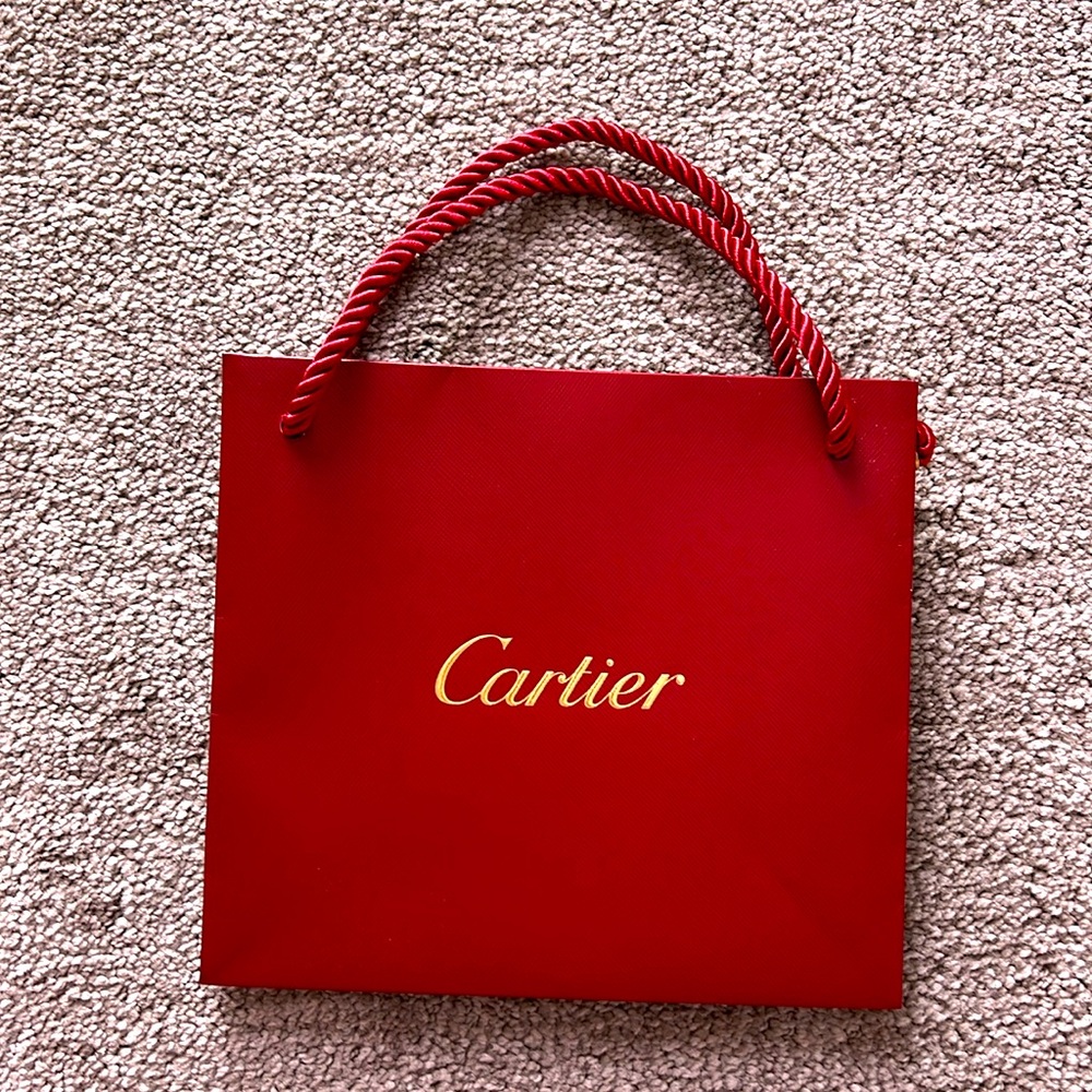 Cartier paper bag